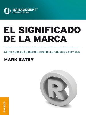 cover image of El significado de la marca